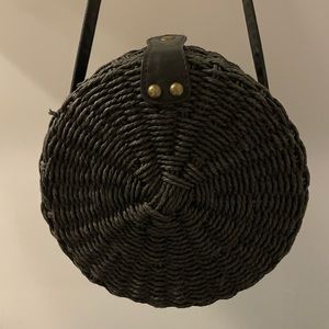 cost plus world market black basket purse